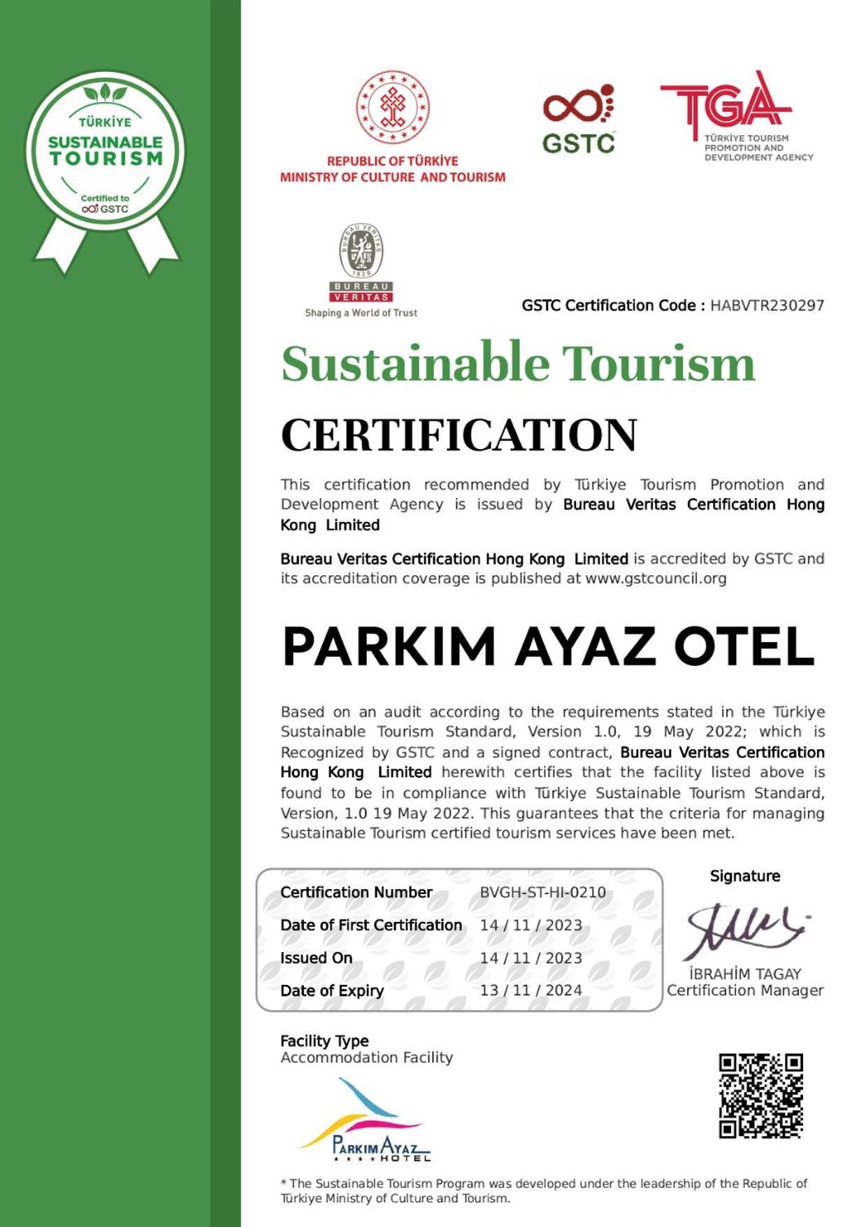 Parkim Ayaz Hotel Gümbet Exteriör bild